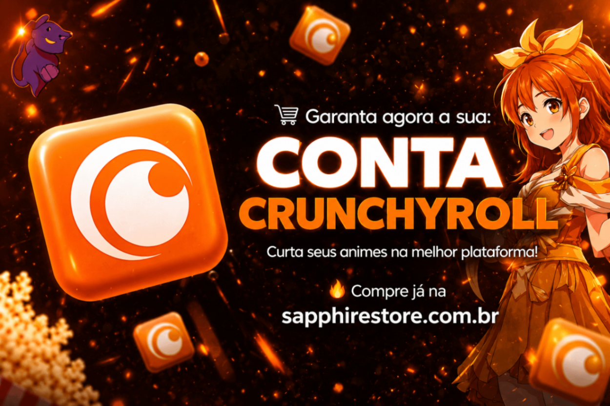 Crunchyroll - Mensal - Entrega automatica