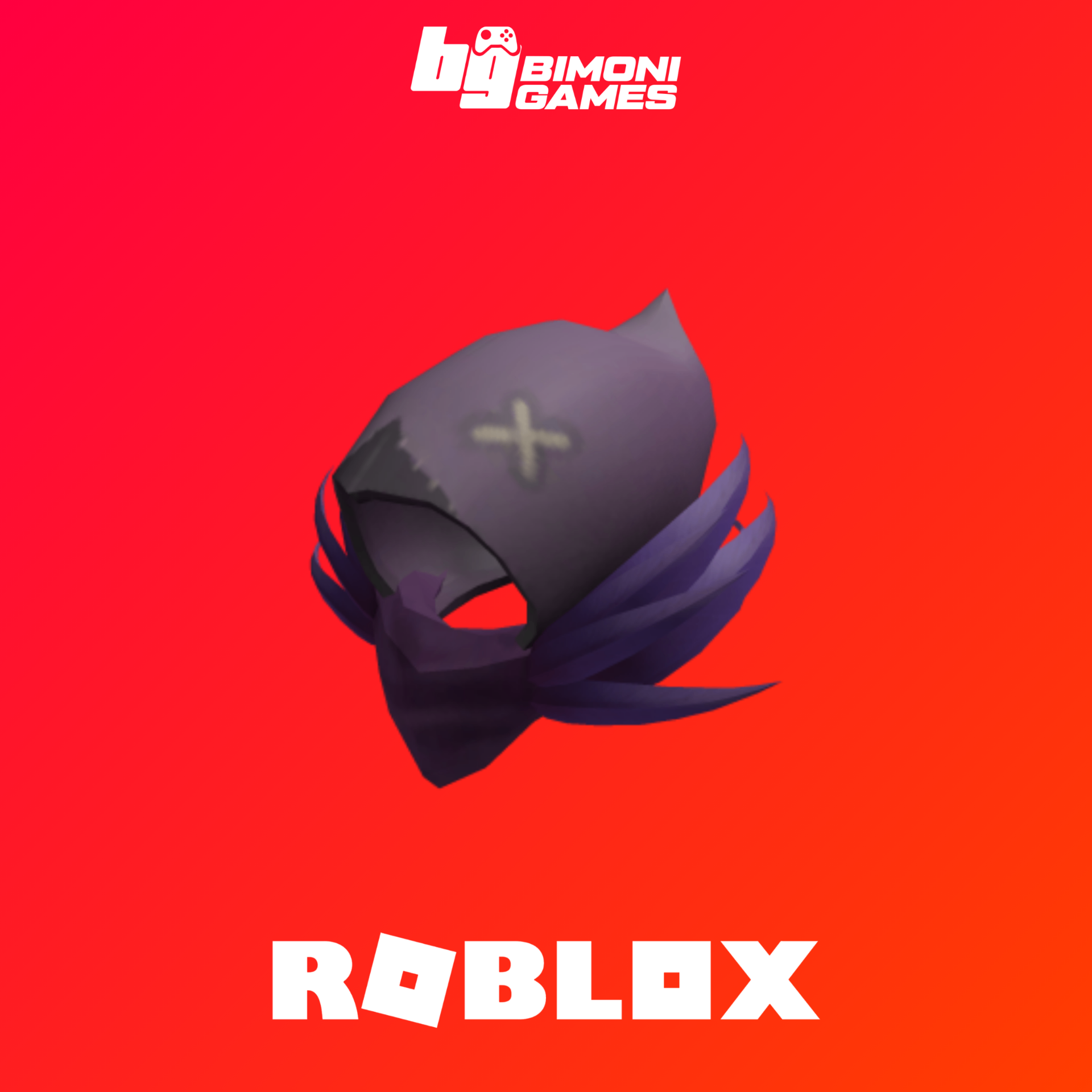 Roblox - Raven Hunter Hood (Acessório)