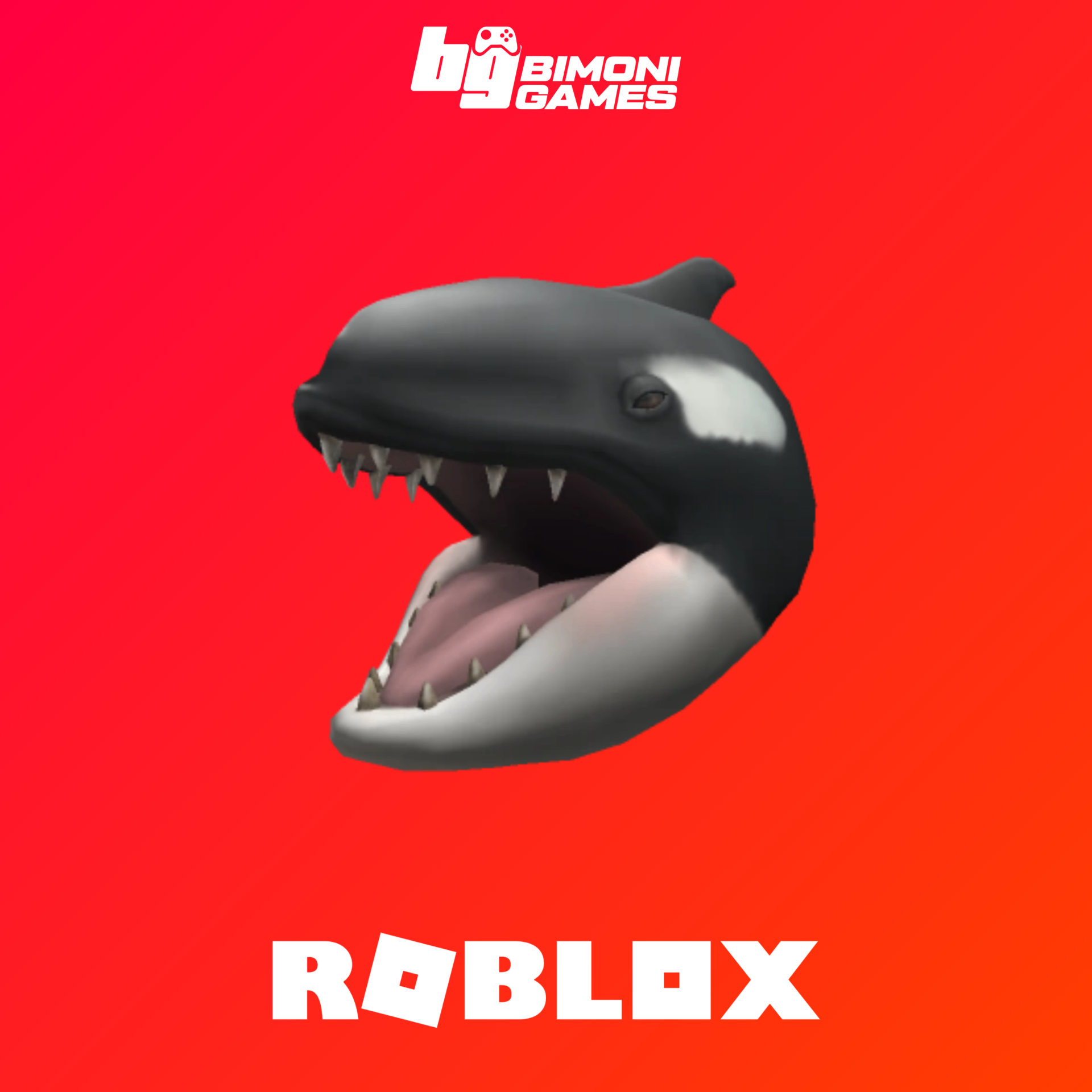 Roblox - Hungry Orca (Acessório)
