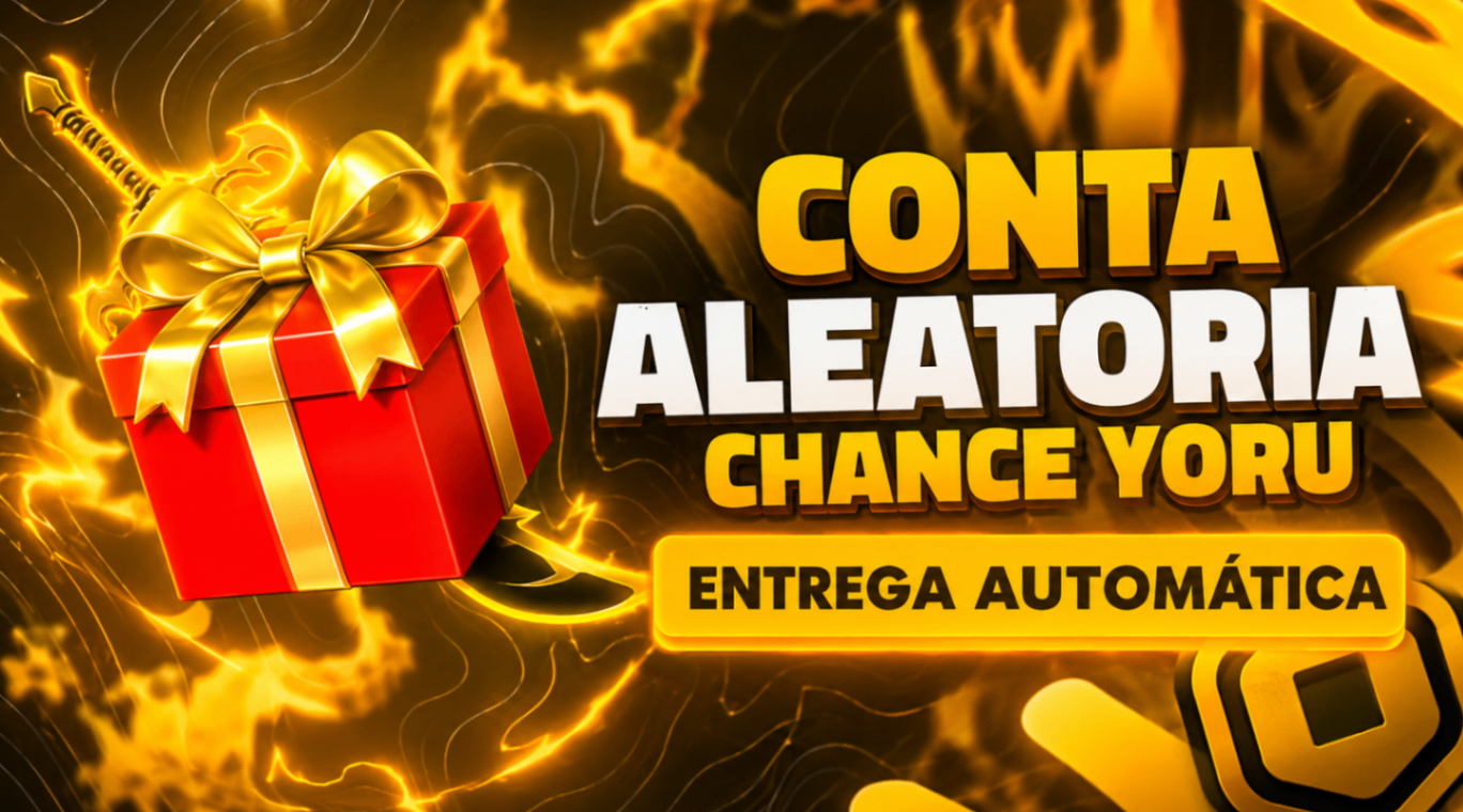 🌟 • CONTA LV1K+ + CHANCE DARK BLADE + CHANCE FRUTAS PERM + CHANCE GAME PASS 🎁🏆