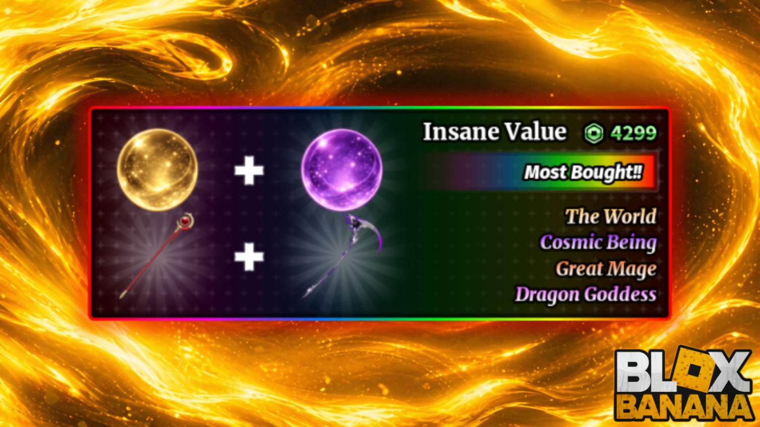 🎫 The World  Cosmic Being Great Mage Dragon Goddess (4299)