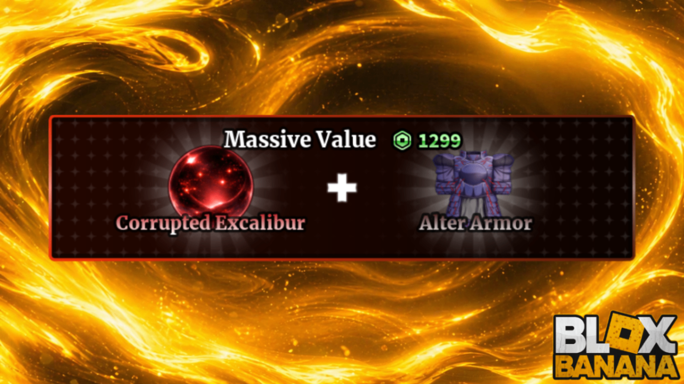 🎫 Corrupted Excalibur  Alter Armor (1299)