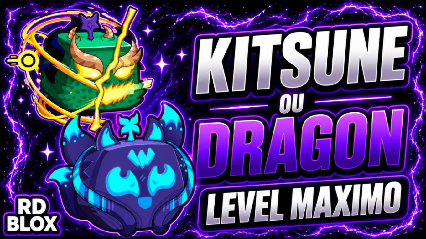 ⭐ LVL 2800 COM 1 GARANTIDA (KITSUNE OU DRAGON )