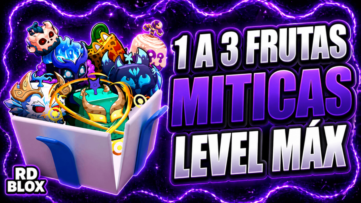 🔴 LVL 2800 + GHM + 1 A 3 FRUTAS MÍTICAS (CONTAS BLOX FRUITS)