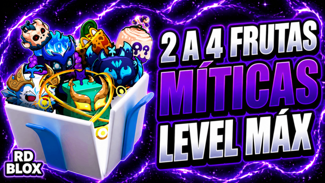 🔴 LVL 2800 + GHM + 2 A 4 FRUTAS MÍTICAS (CONTAS BLOX FRUITS)