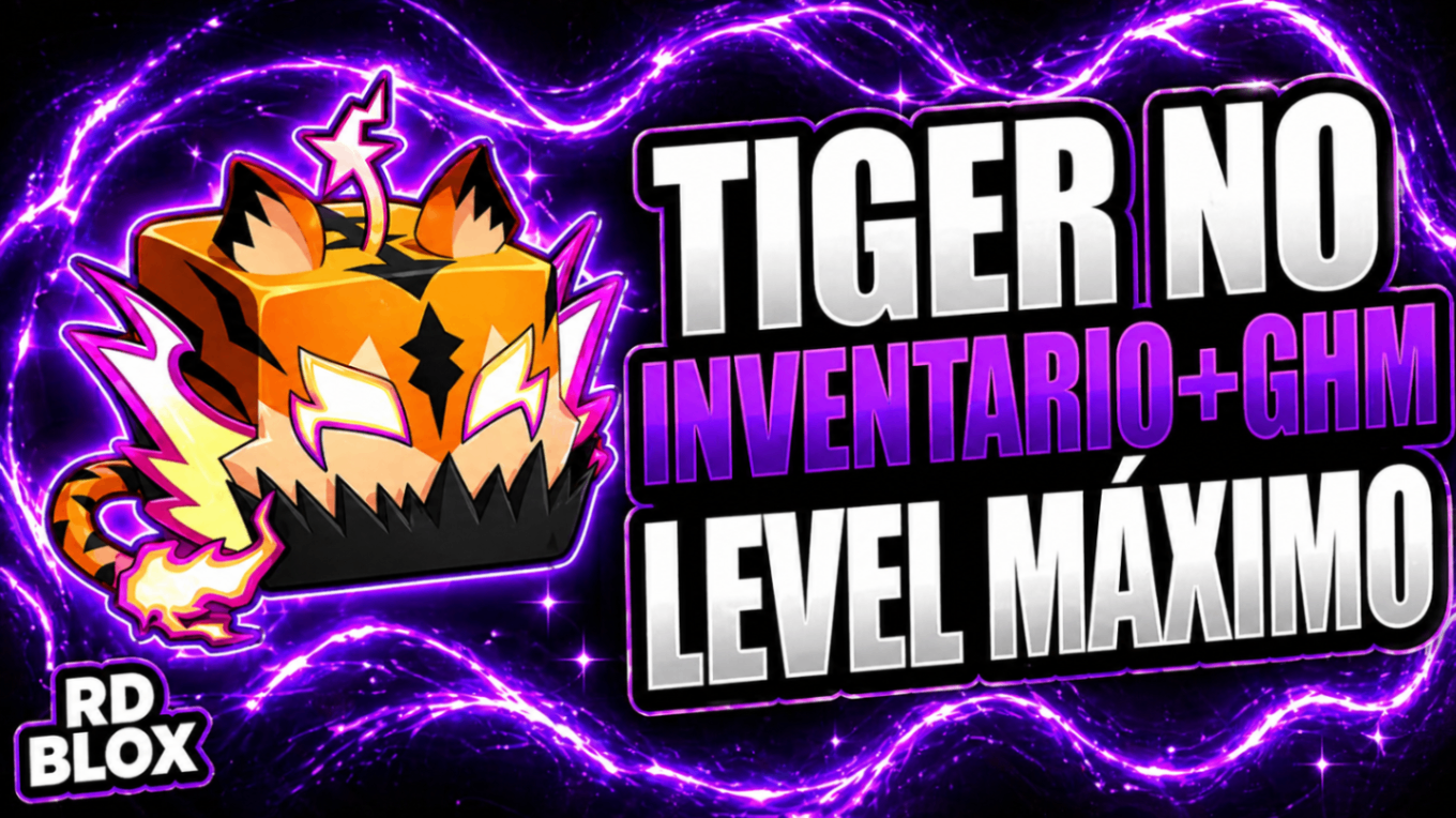 📦🐆 LVL 2800 + GHM + TIGER NO INVENTARIO