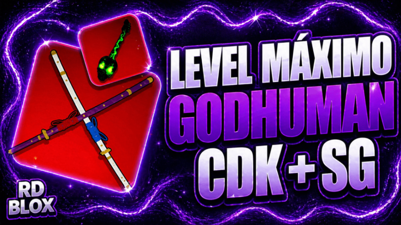 🔥⚔️🎸  LVL 2800 + GHM +CDK + SG + FRUTAS (CONTAS BLOX FRUITS)