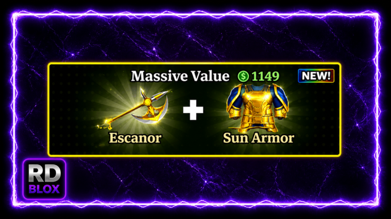 🤑 🎁 ESCANOR + SUN ARMOR