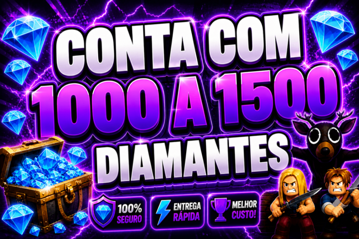 💎 CONTA COM 1000-1500 DIAMANTES