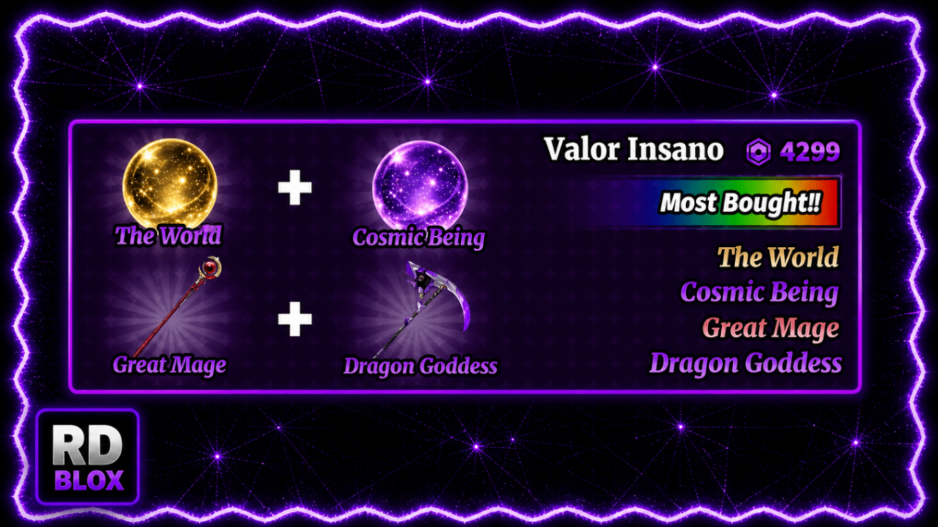 🎁 THE WOLRD + COSMIC BEING + GREAT MAGE + DRAGON GODDES