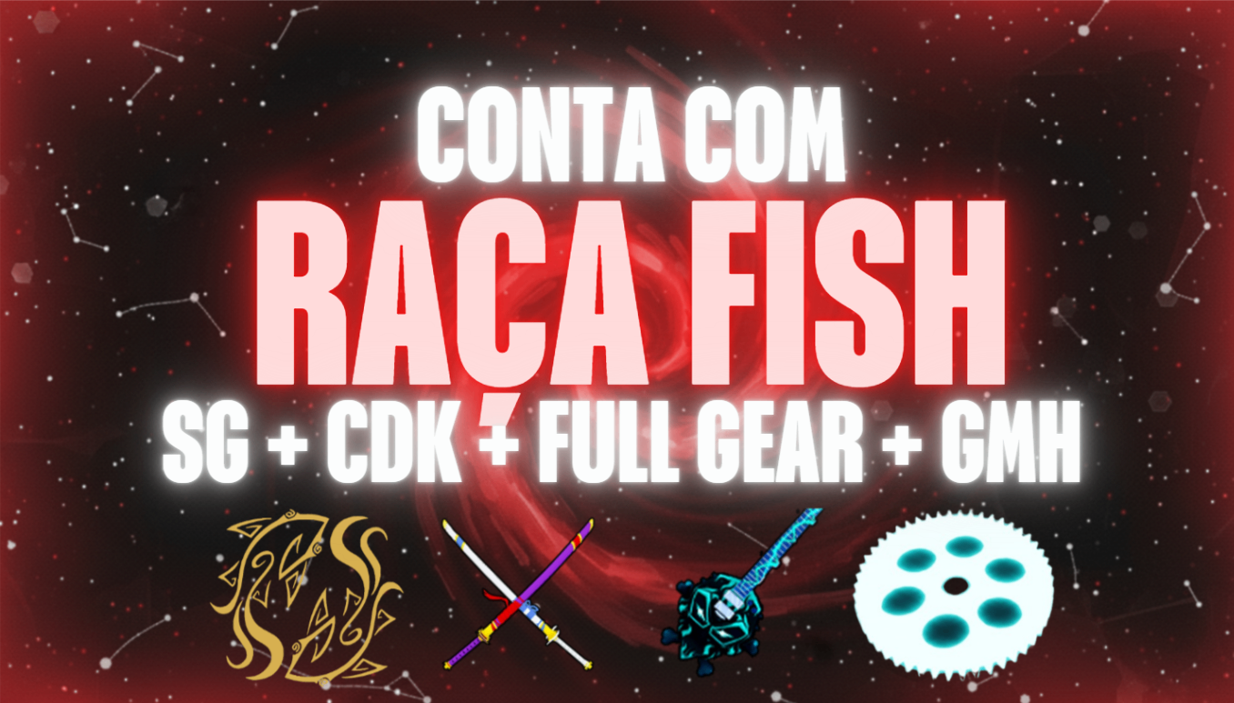 FISH FULL GEAR + GODHUMAN + CURSED DUAL KATANA + SOUL GUITAR + LV 2800