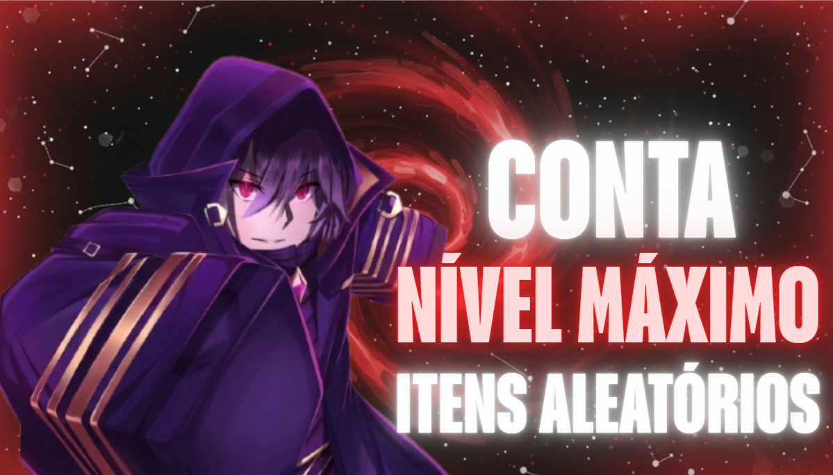 CONTA NÍVEL 13000 - ITENS ALEATÓRIOS