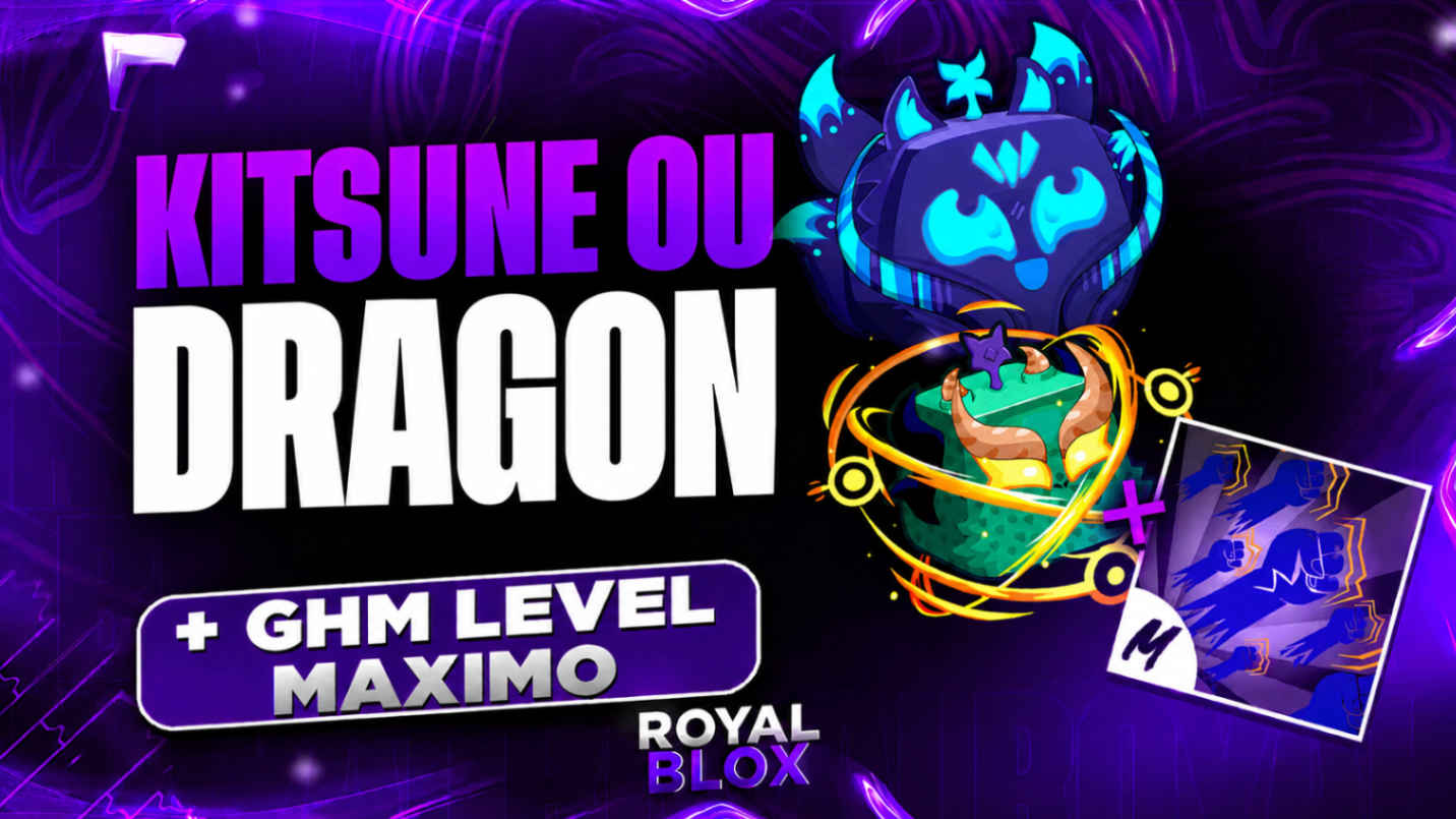 🦊🐲 KITSUNE OU DRAGON NO INVENTÁRIO GARANTIDA!!