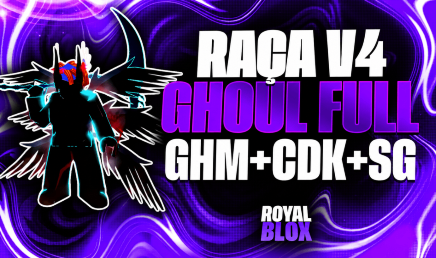 👻 RAÇA V4 GHOUL (100% FULL) + GOD HUMAN + LEVEL MAX (2800) + SG + CDK TUDO GARANTIDO🥳