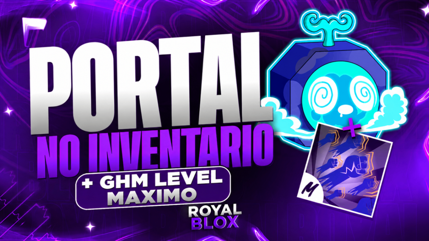 🌀 PORTAL NO INVENTÁRIO + GOD HUMAN + LEVEL MÁXIMO