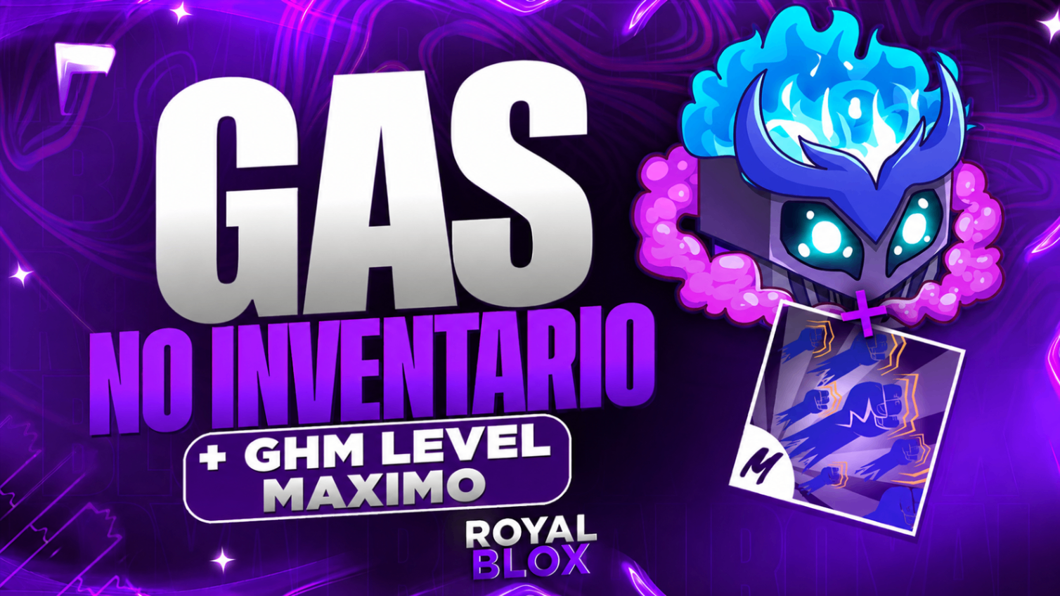 💨GAS NO INVENTÁRIO + GOD HUMAN + LEVEL MÁXIMO