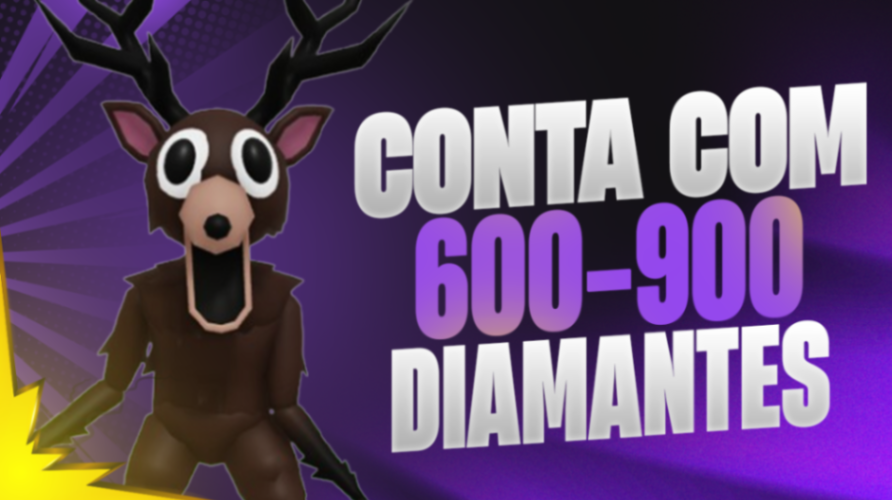💎 CONTA COM 600-900 DIAMANTES