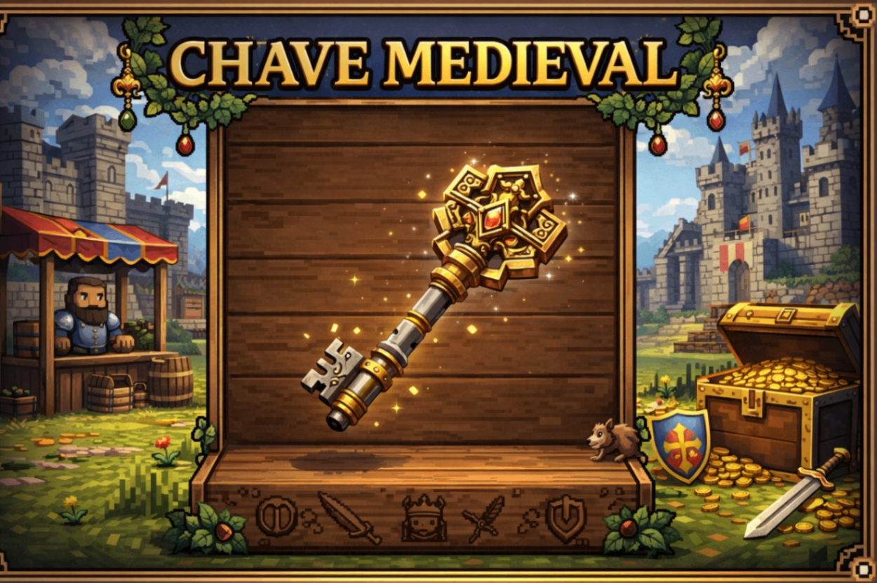 10x - Chave Medieval