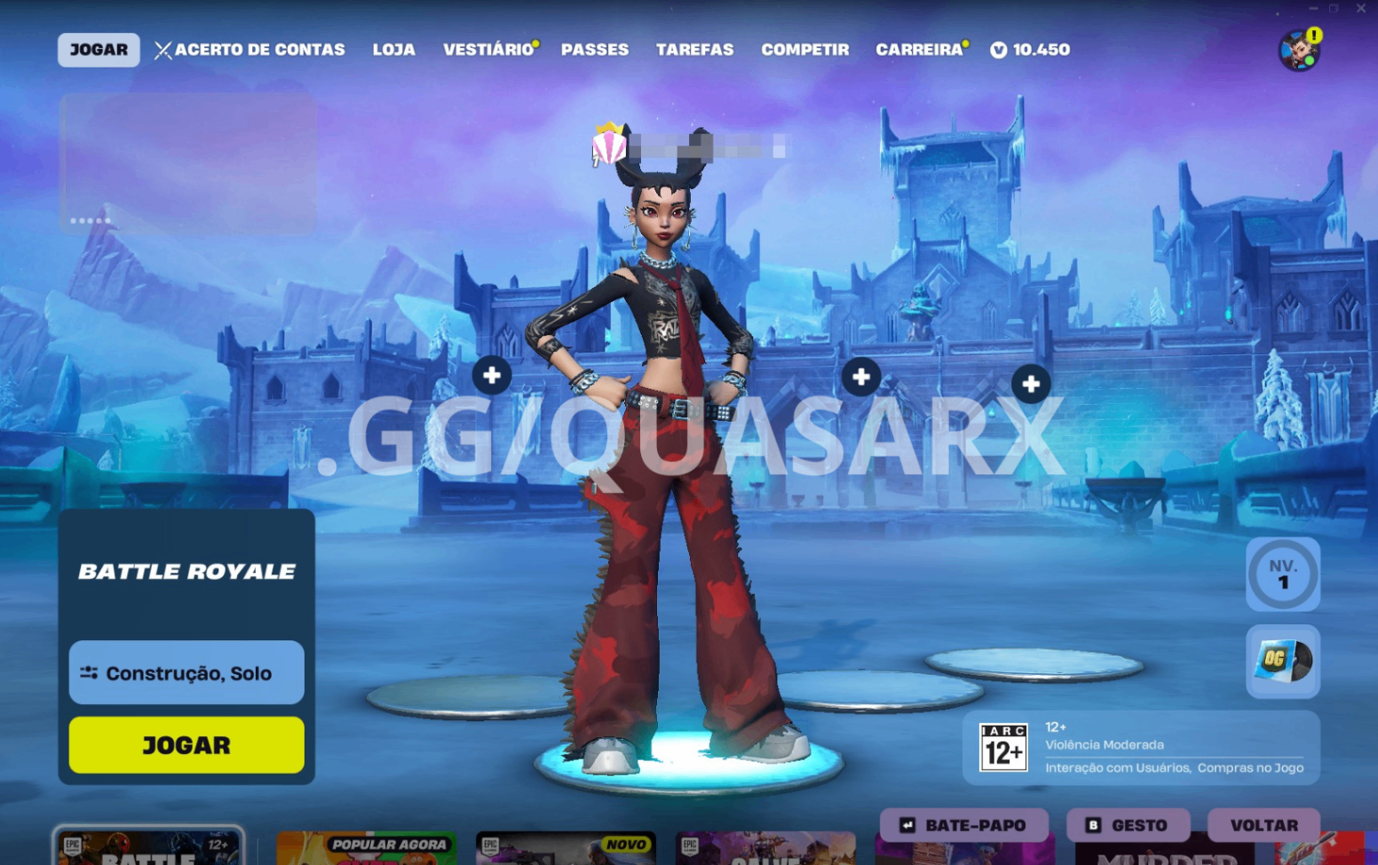 10.450 VBUCKS + NFA + INATIVA DESDE 14.03.2024