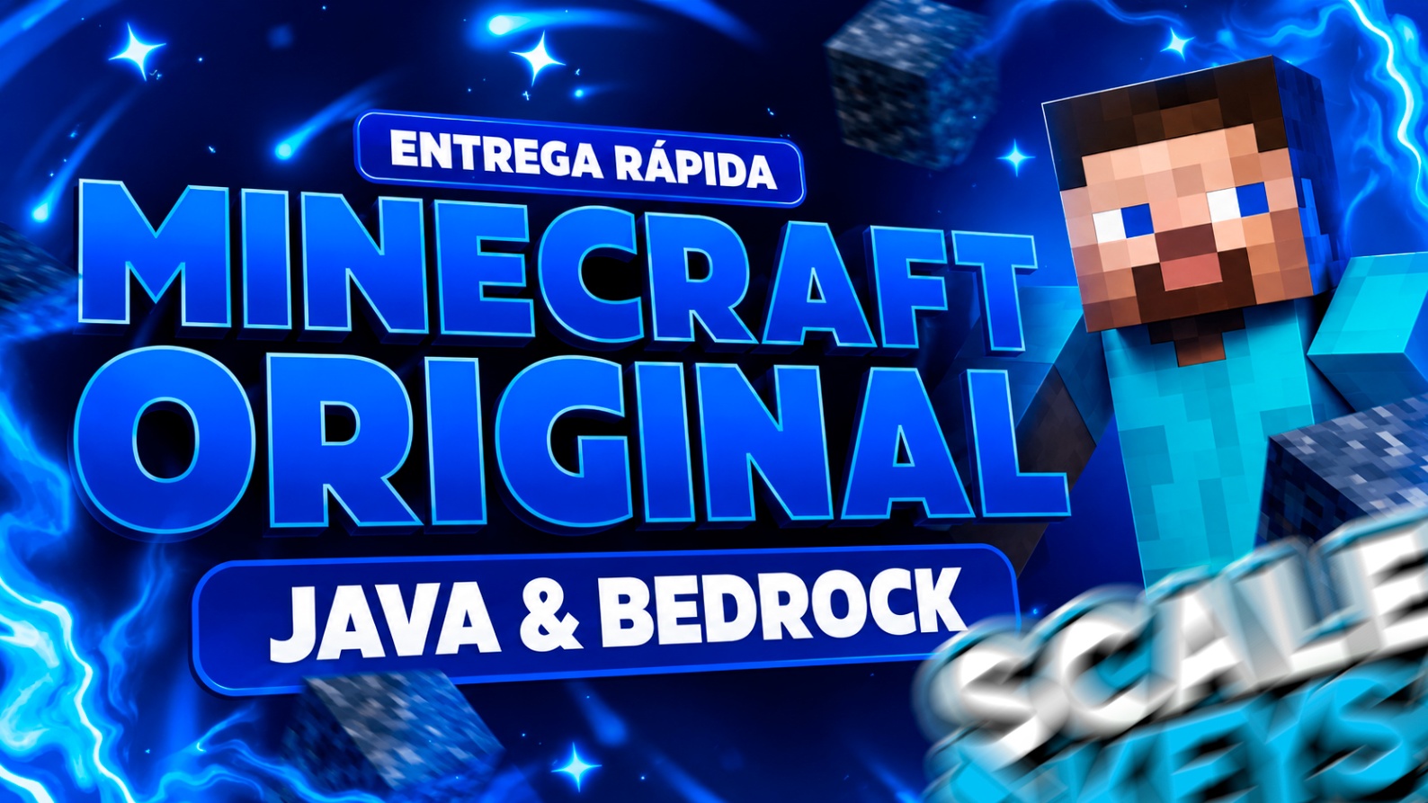MINECRAFT ORIGINAL JAVA/BEDROCK FA FULL ACESSO