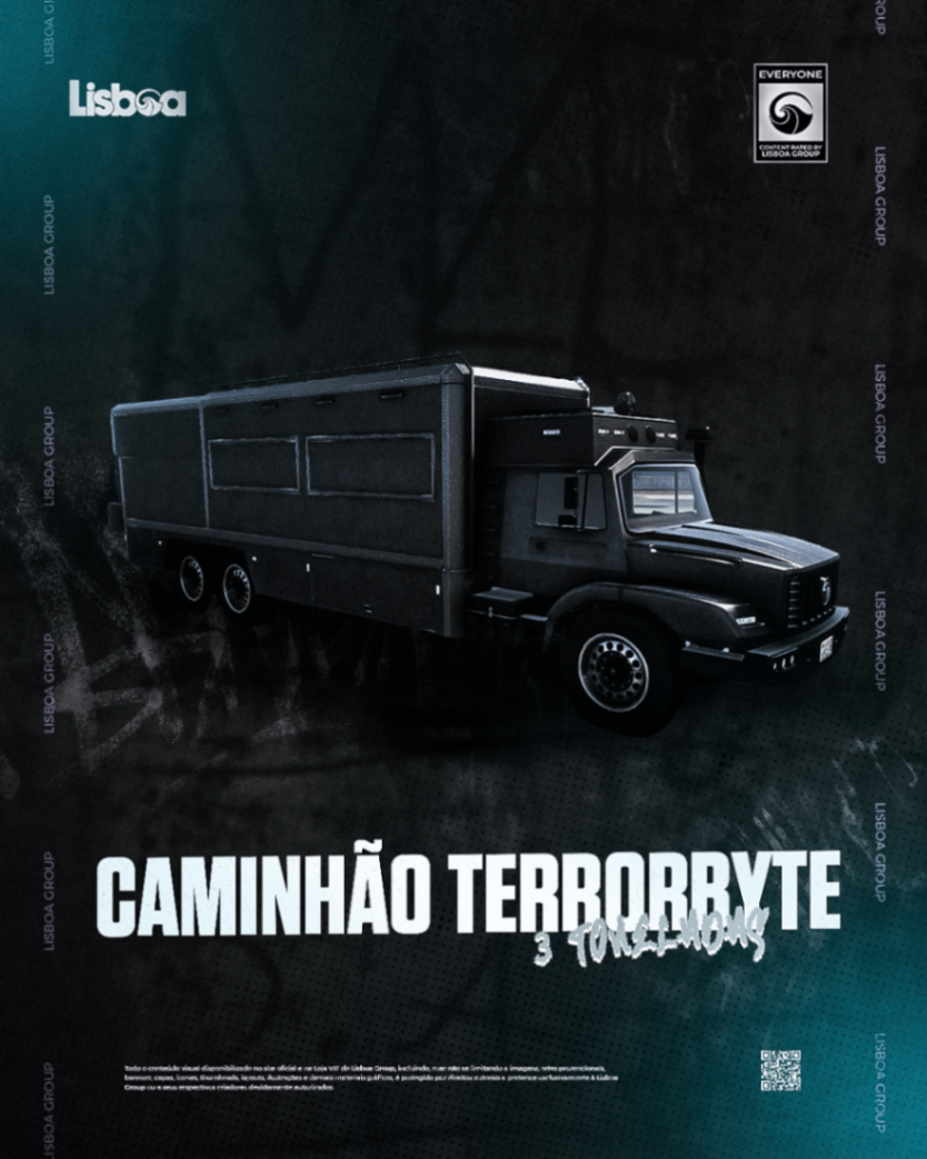 Caminhão Terrorbyte - 30 DIAS