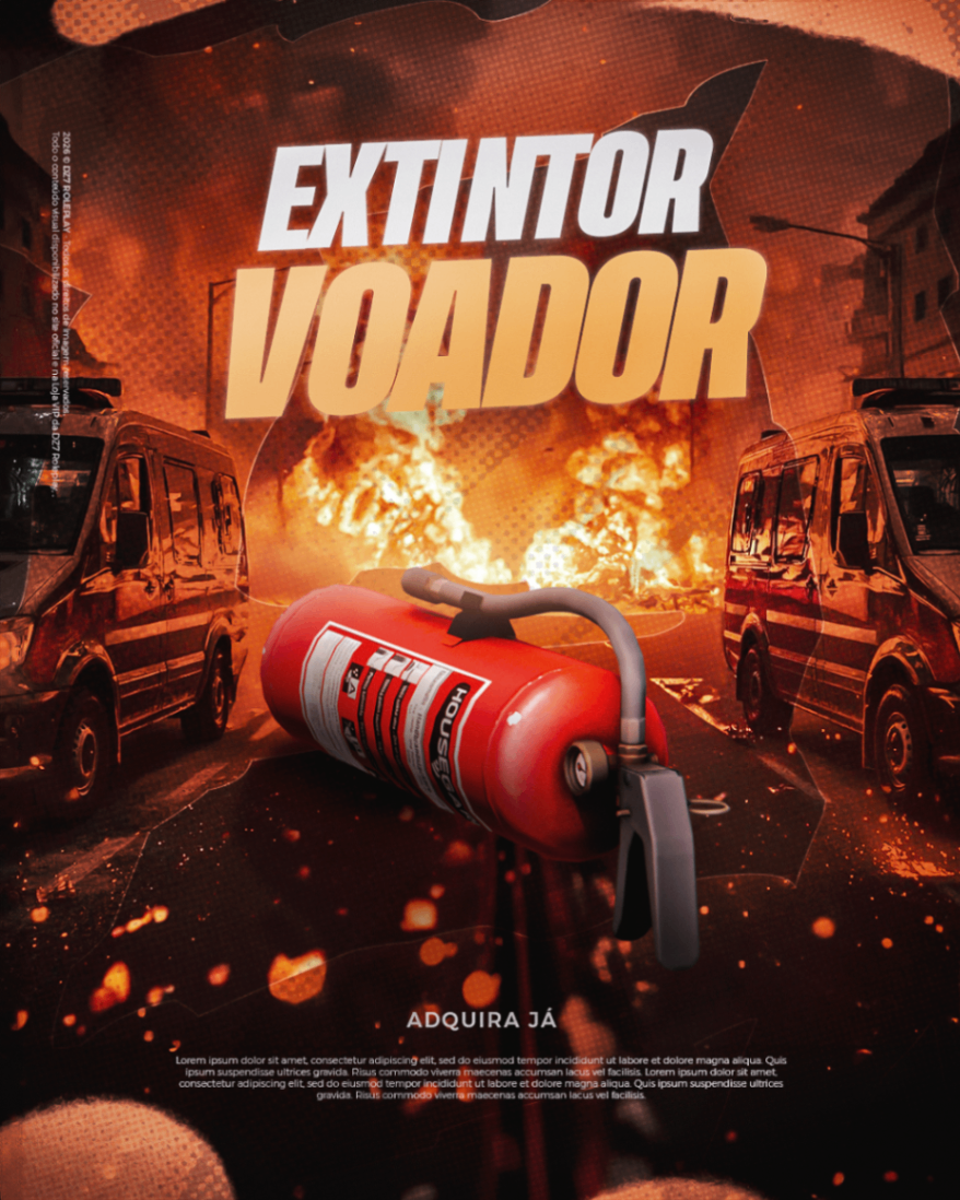 EXTINTOR VOADOR
