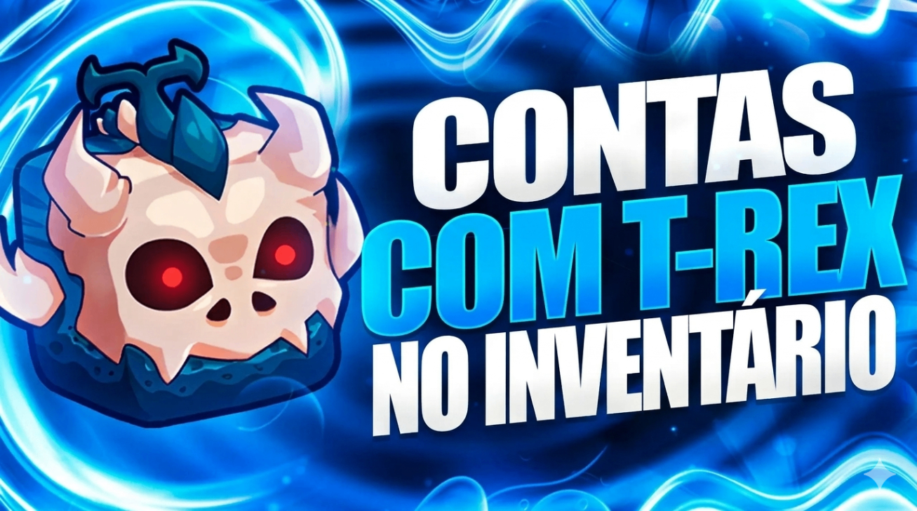 LEVEL ALEATÓRIO+GODHUMAN+T-REX NO INVENTÁRIO