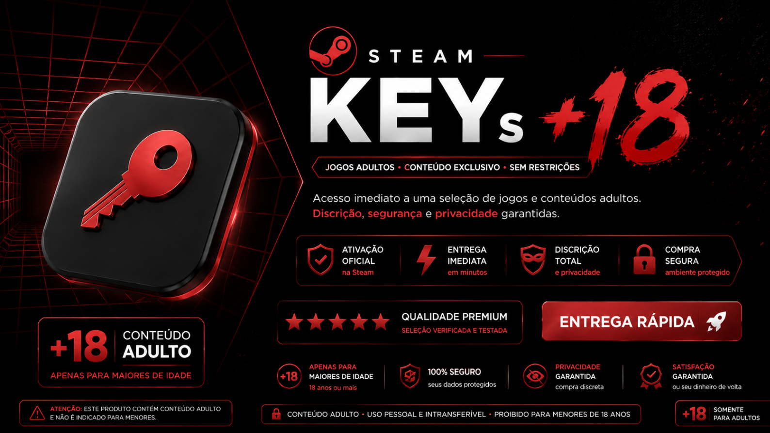 STEAM KEYs +18