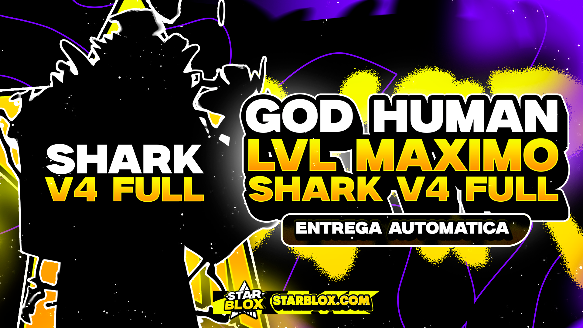 GODHUMAN 👊 + V4 FULL SHARK 🦈 + CDK ⚔️ + LEVEL MÁXIMO 🚀
