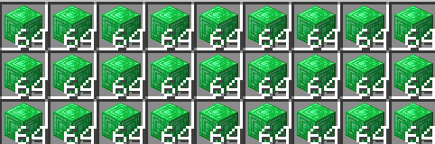 SHULKER BLOCOS ESMERALDA