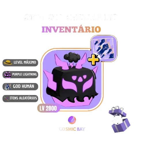 🟣⚡LEVEL 2800 + PURPLE LIGHTINING NO INVENTÁRIO + GODHUMAN
