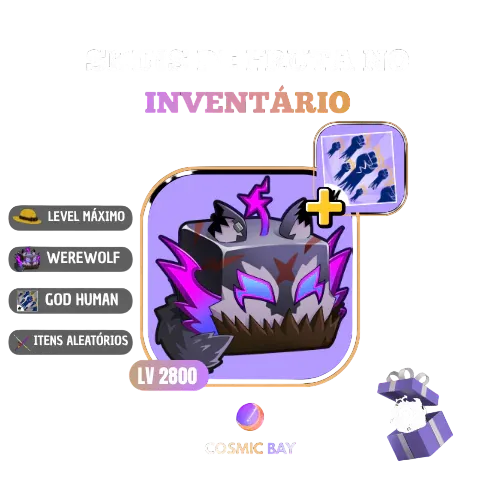 🐺🌒 LEVEL 2800 + WEREWOLF NO INVENTÁRIO + GODHUMAN