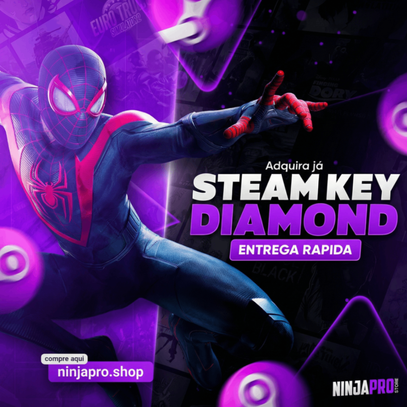 Steam Key Aleatórias - Diamond R$300+