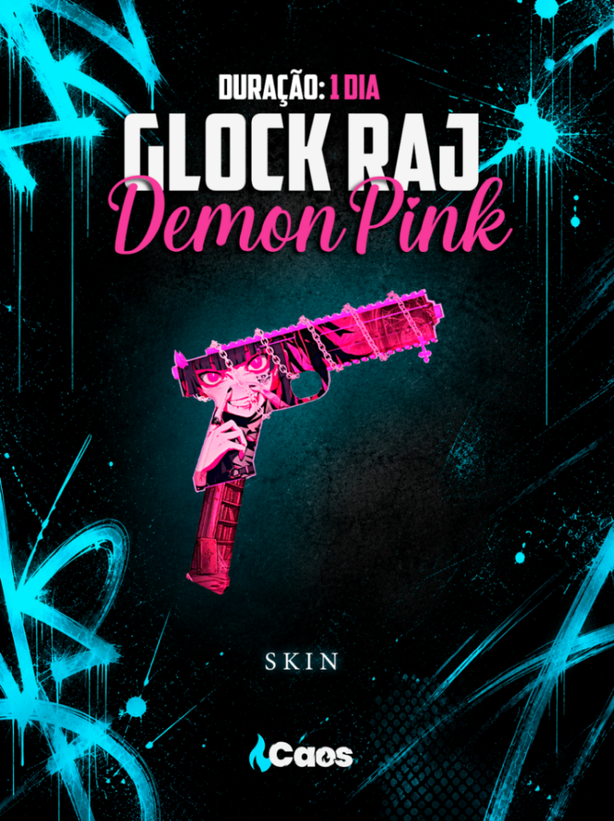 GLOCK RAJADA DEMON PINK - 1 DIA