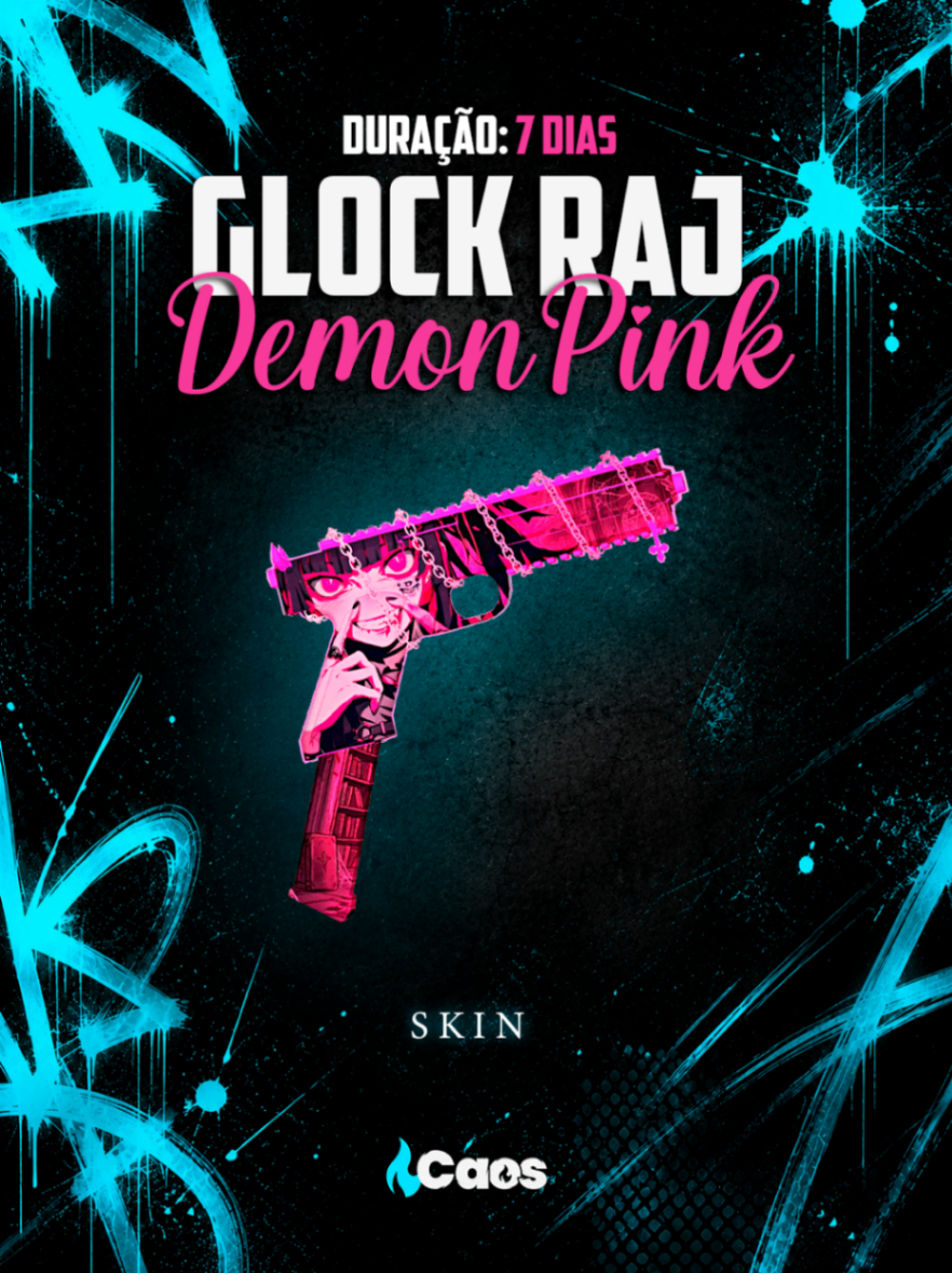 GLOCK RAJADA DEMON PINK - 7 DIAS