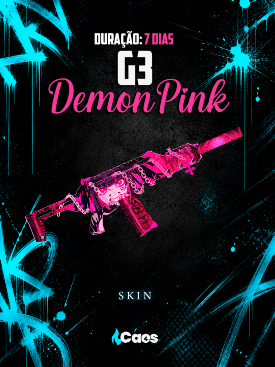 G3 DEMON PINK - 7 DIAS