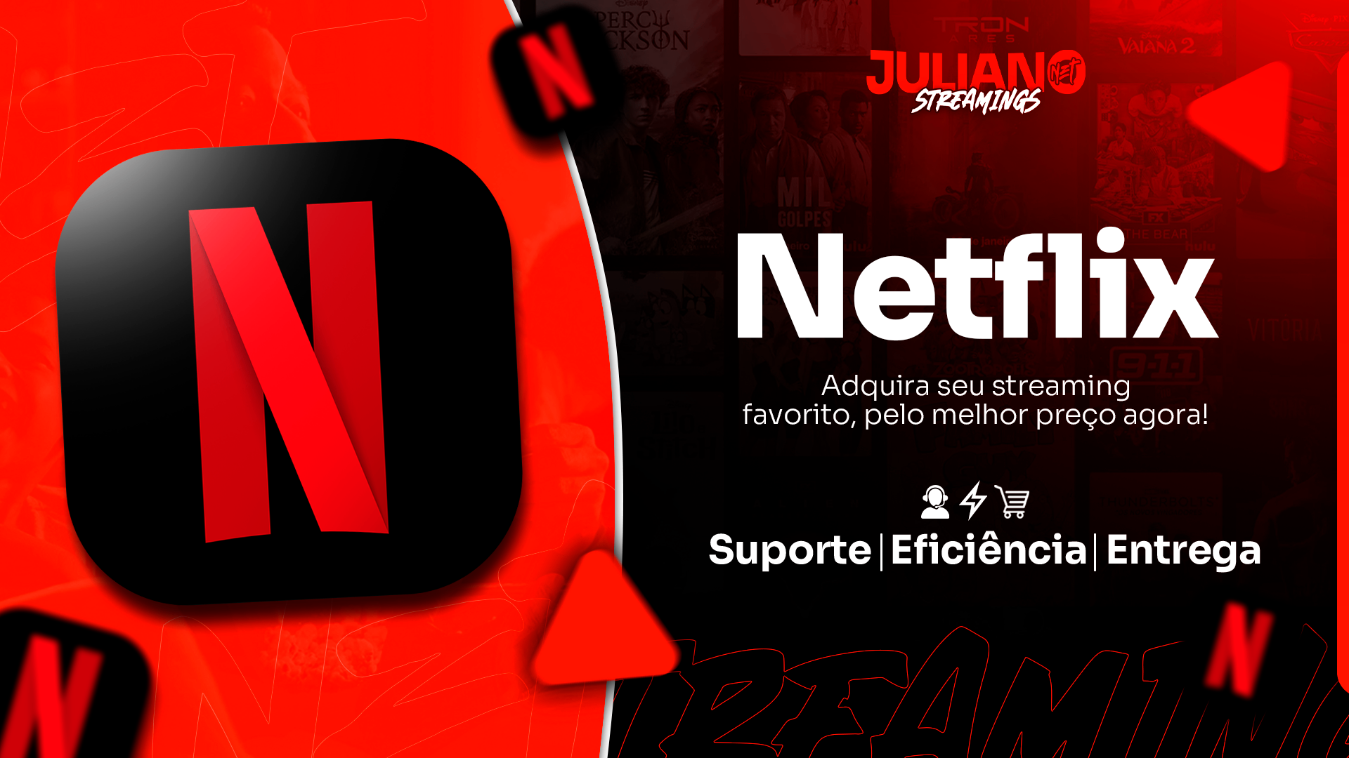 Tela Netflix Premium – Perfil Privativo com 30 Dias de Acesso + Suporte