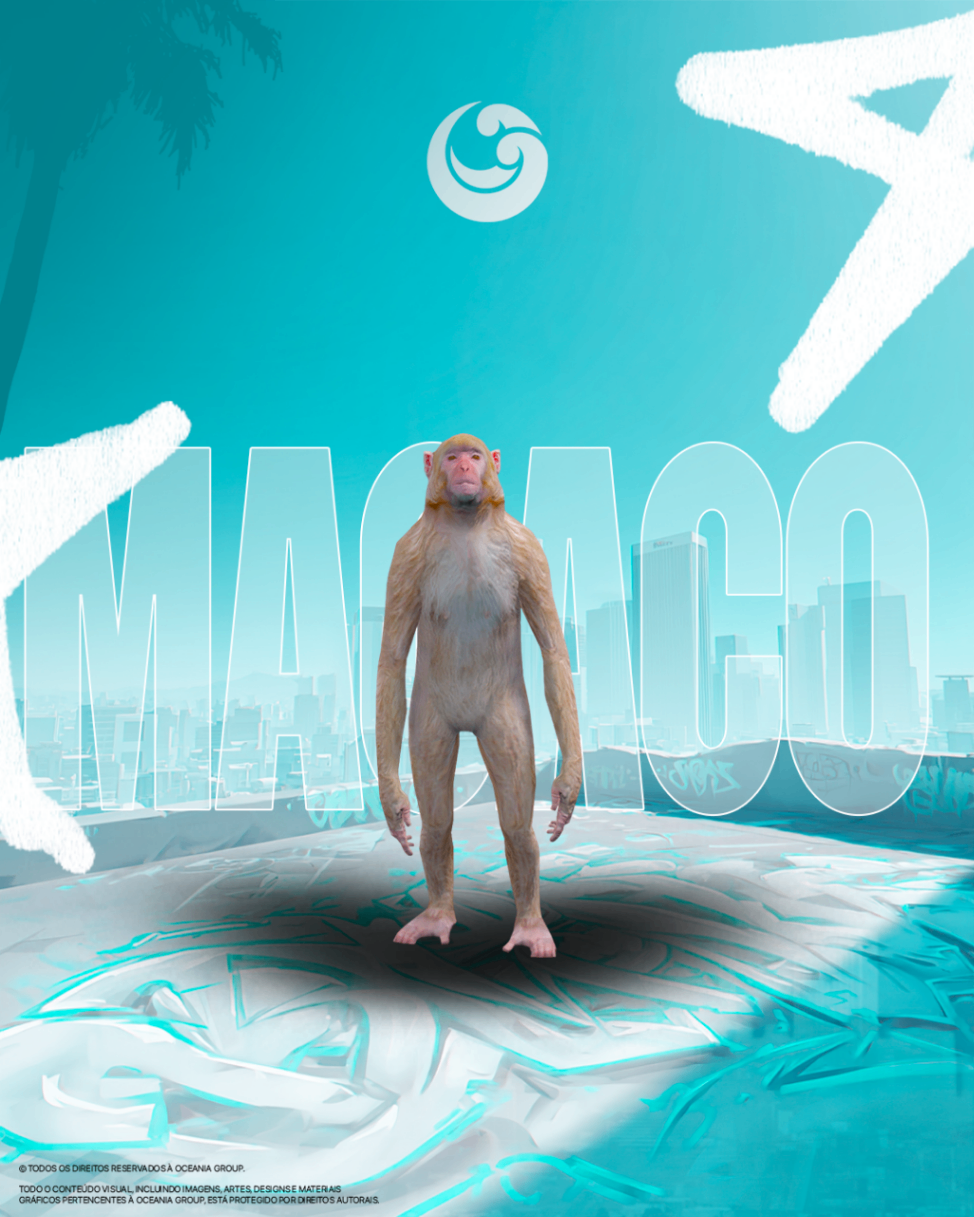 Pet Macaco Albino