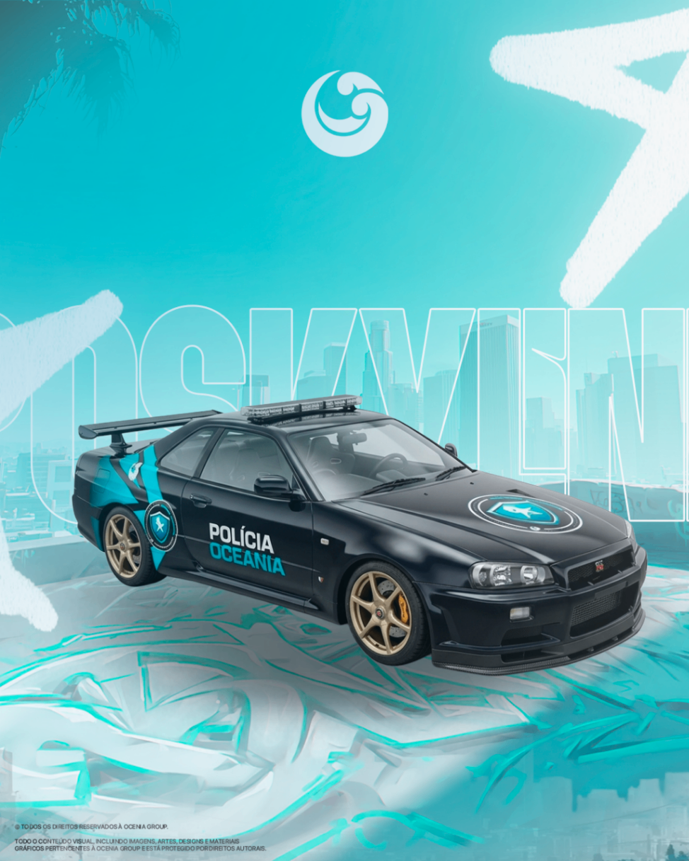 Skyline R34 Polícia