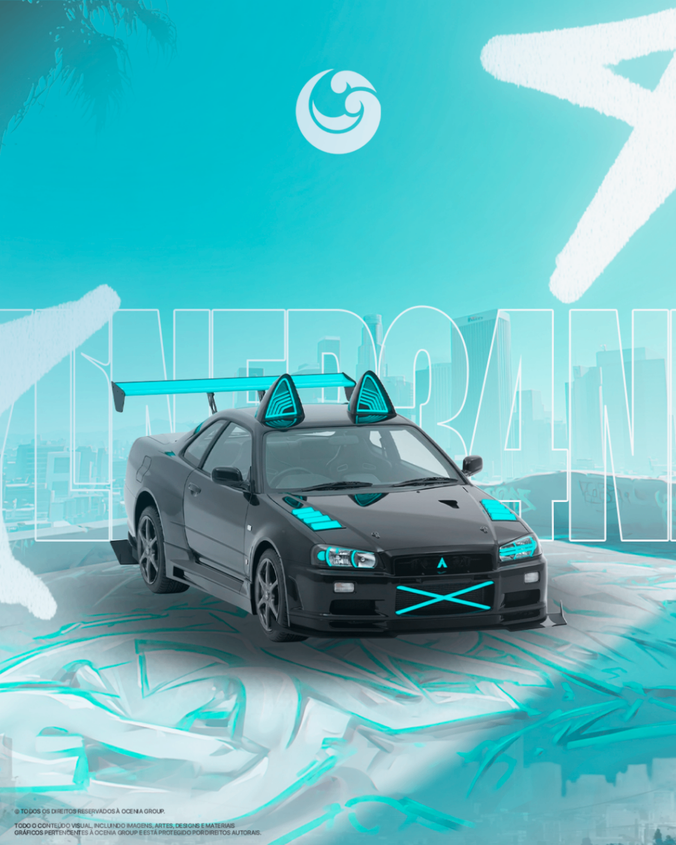 Skyline R34 Neon