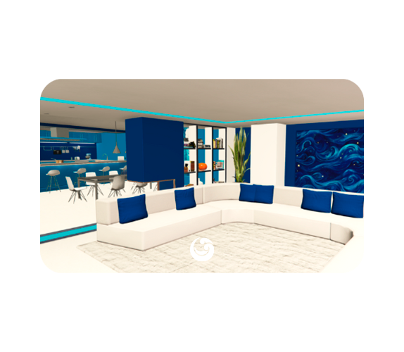 Interior Blue