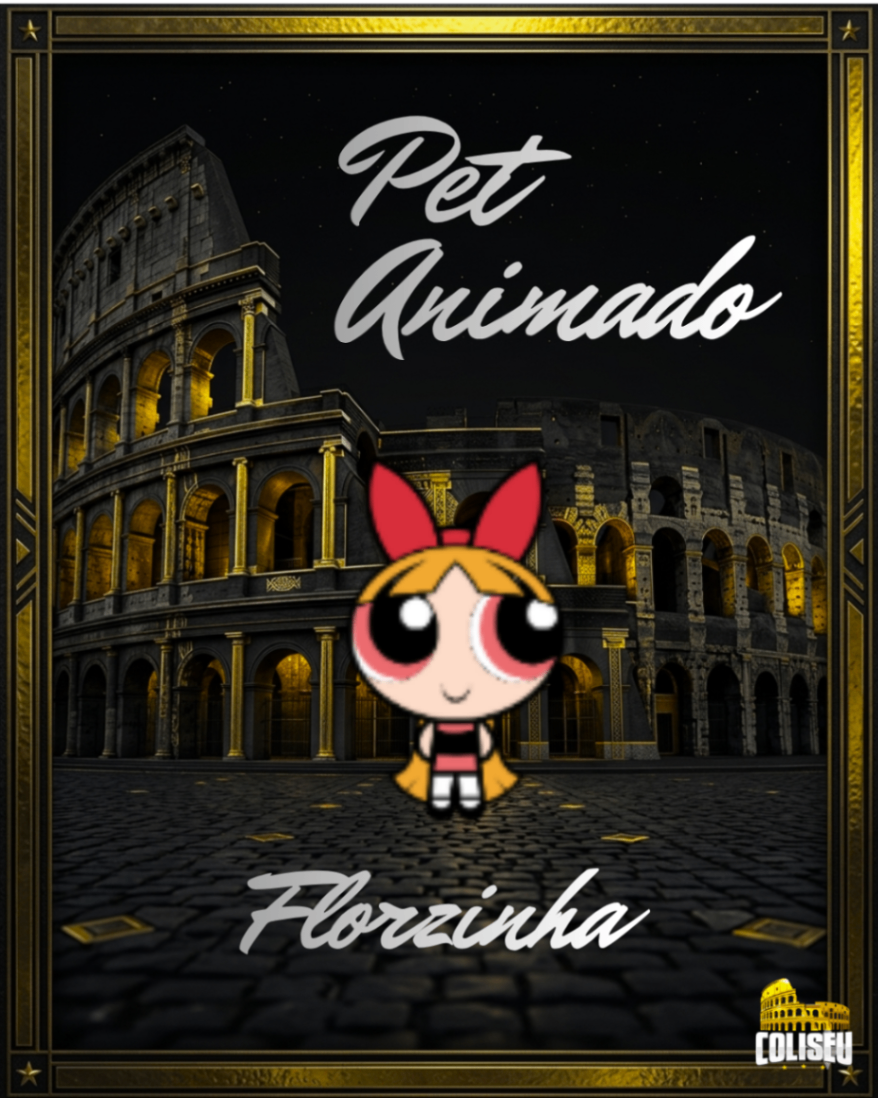 Pet animado Florzinha