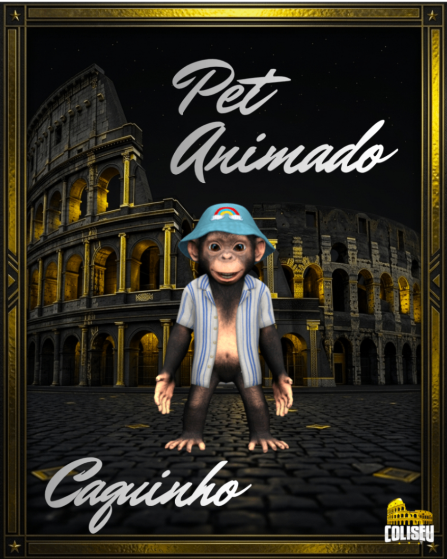 Pet animado Caquinho