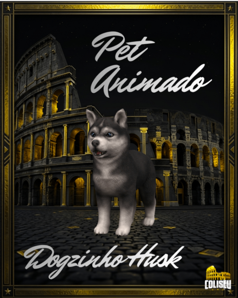 Pet animado Dogzinho Husk