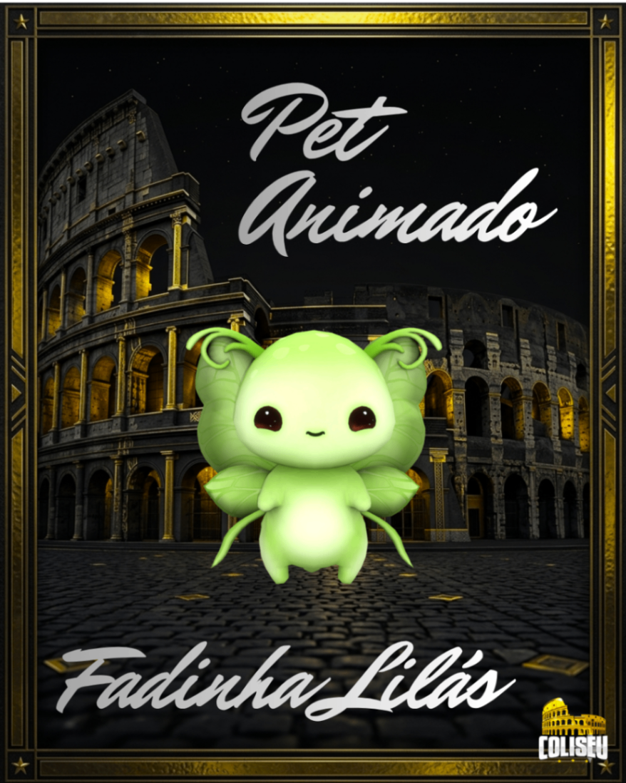 Pet animado Fadinha Verde