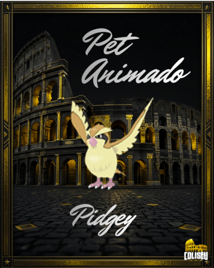 Pet animado Pidgey
