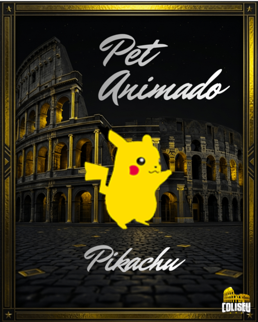 Pet animado Pikachu