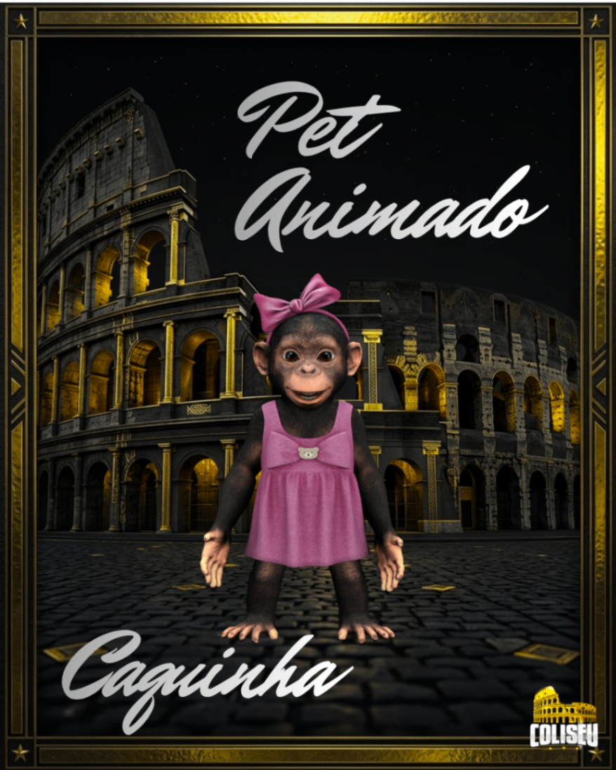 Pet animado Caquinha