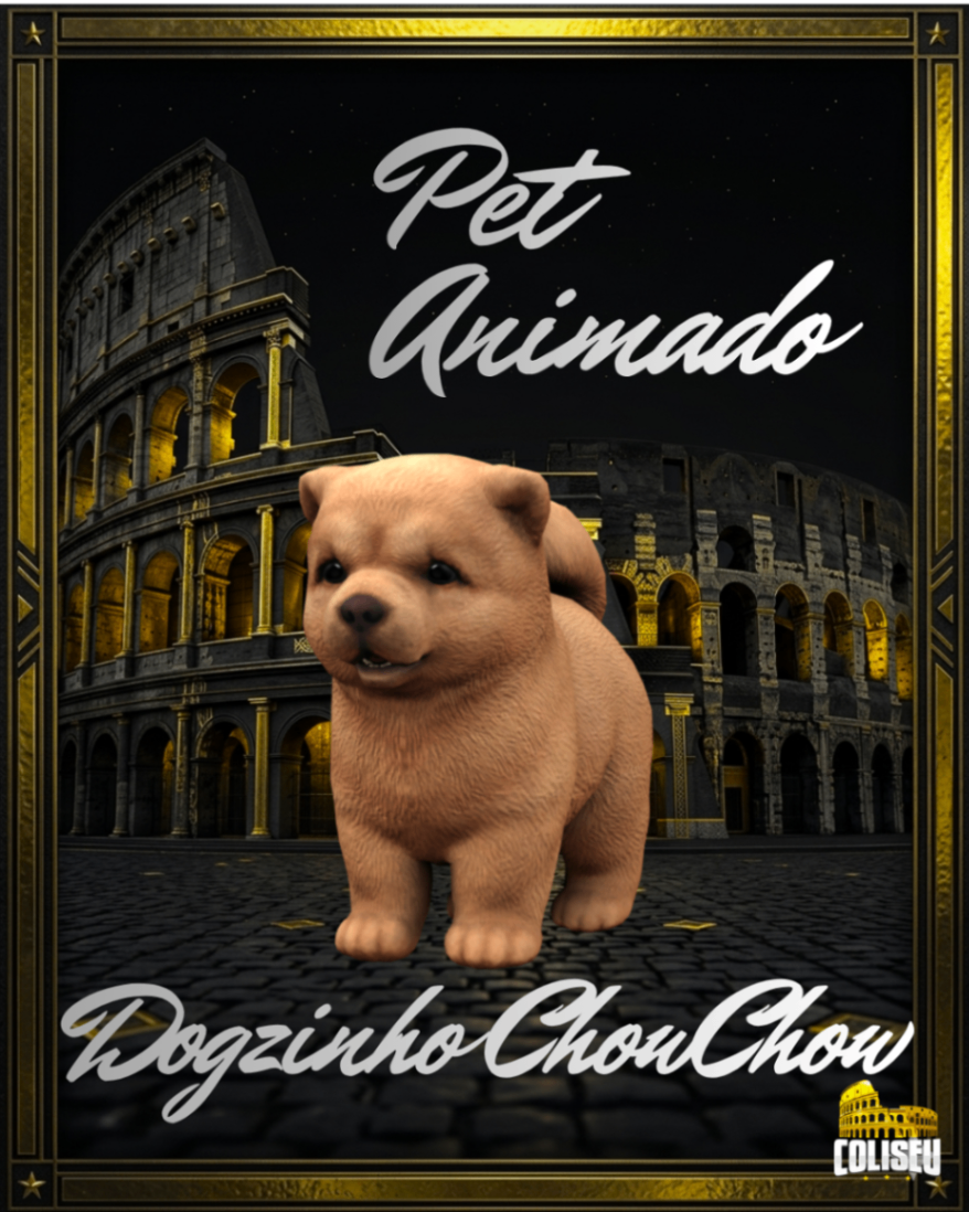 Pet animado Dogzinho Chowchow