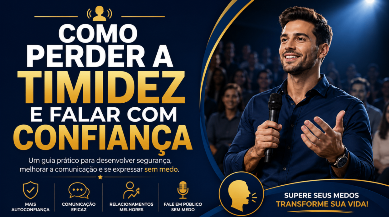 E-BOOK COMO PERDER A TIMIDEZ E FALAR COM CONFIANÇA